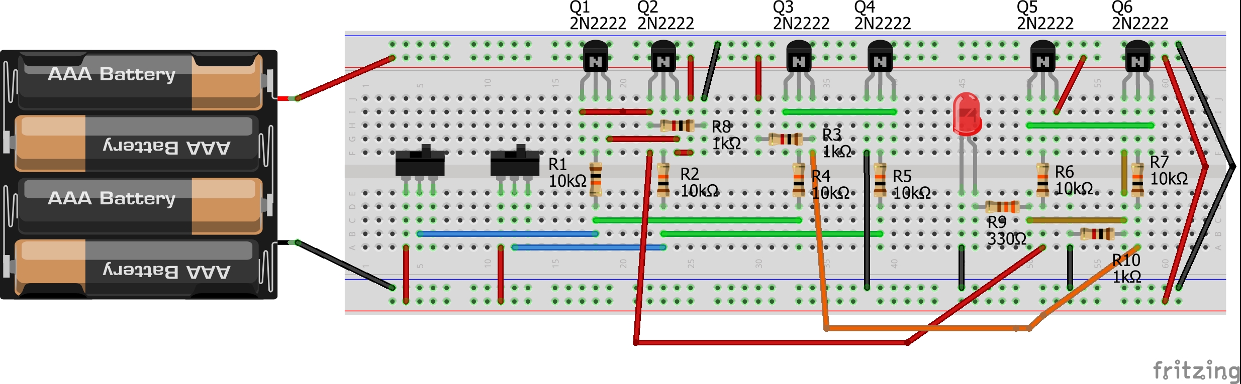 Circuit De Transistor Porte XOR